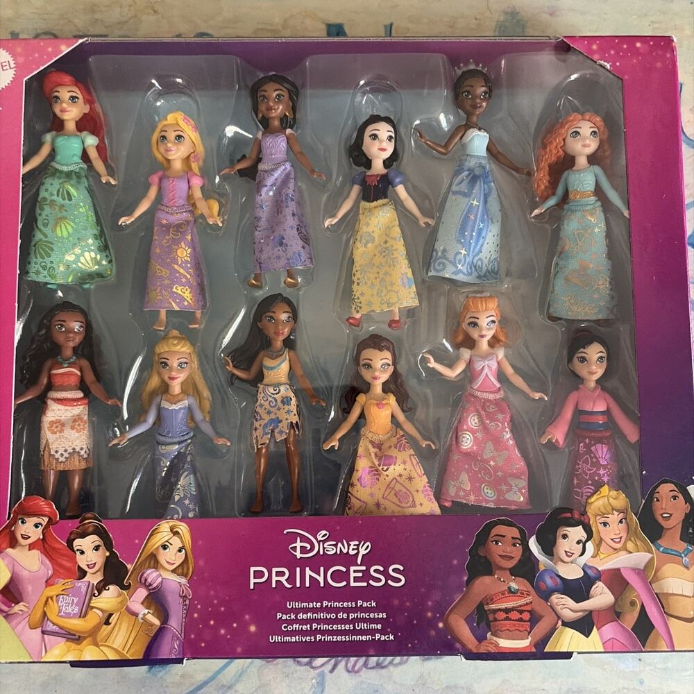 LAST CHANCE Mattel Disney Princess Toys, Ultimate Princess Pack with 12